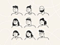 all around me are familiar faces  by Anya Perepelkina  Dribbble  Dribb