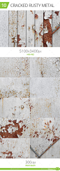 10裂生锈的金属纹理-工业/枯燥乏味的纹理10 Cracked Rusty Metal Textures - Industrial / Grunge Textures背景、裂纹、黑暗、肮脏,图形,抽象画,枯燥乏味的质地,困难,工业、金属、金属结构、金属墙,金属,旧金属、橙色、油漆、涂,生锈,生锈的金属,变形,城市,墙,白色 background, crack, dark, dirty, graphic, grunge, grunge texture, hard, industrial, metal, me