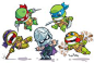 TMNT Skottie Young Style by LordWilhelm