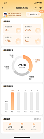 UI界面 会员 会员月报 数据可视化 icon设计 火车票