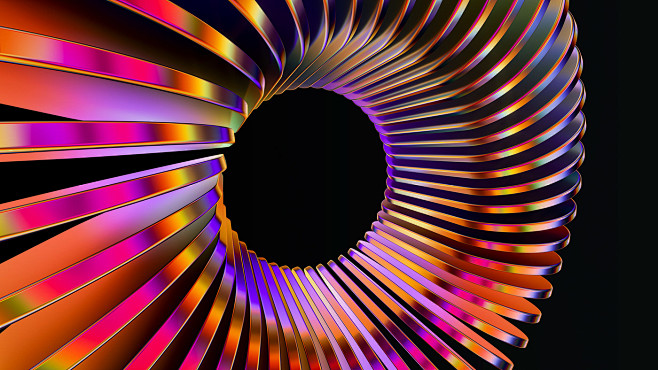 3D abstract backgrou...