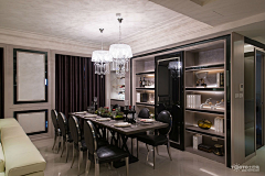 黑先森设计采集到家庭餐厅设计