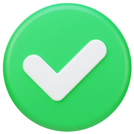 Checkmark 3D Icon