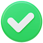 Checkmark 3D Icon