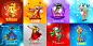 Santa Claus team : Santa Claus team : Blitzen, Comet, Donder, Cupid, Vixen, Prancer, Dancer, Dasher