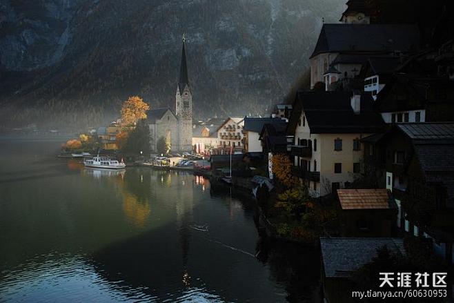 奥地利的Hallstatt，号称“世界最...