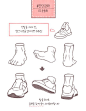#绘画教程# 实用的鞋子和脚的画法 ​​​​