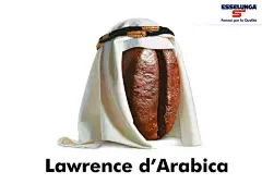 【意大利Esselunga超市的拟人创意蔬果海报】
Lawrence d'Arabica
Lawrence d'Arabia:阿拉伯的劳伦斯
caffè(Arabica):咖啡