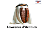 【意大利Esselunga超市的拟人创意蔬果海报】<br/>Lawrence d'Arabica<br/>Lawrence d'Arabia:阿拉伯的劳伦斯<br/>caffè(Arabica):咖啡