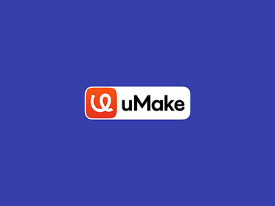 uMake 品牌标识设计 3d 广告 动...