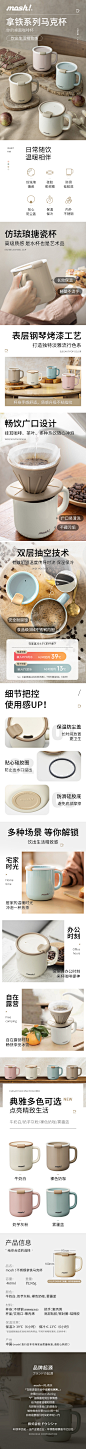 马克杯详情详情  mosh保温杯详情  排版