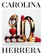 Photo by CAROLINA HERRERA on June 29, 2024. May be an image of one or more people, makeup, lipstick, jewelry, poster, magazine and text.