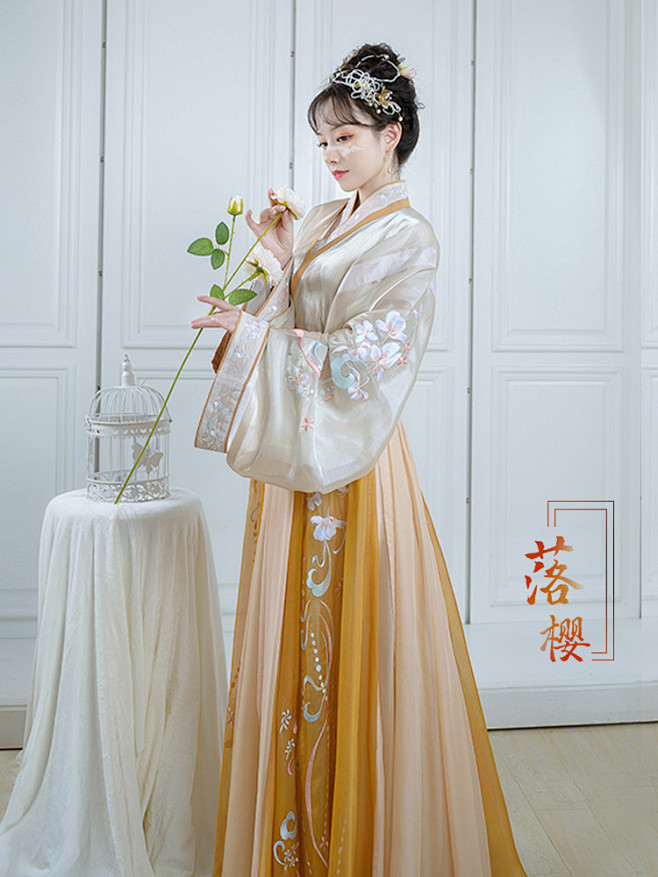 赭颜汉服 落樱 原创汉服女中国风夏季薄款...