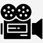 胶卷机胶卷录音机电影摄影机图标 设计图片 免费下载 页面网页 平面电商 创意素材