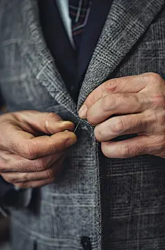 AI数字艺术西装定制西服店摄影图-众图网