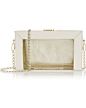 Charlotte Olympia Astaire Perspex and Leather Clutch - Lyst