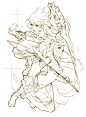 #全球插画师#来自韩国插画师KKUEM线稿，网址：O고객님의 kkkooo.wo.to 의 호스팅서비스가 만...