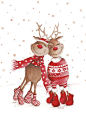 圣诞快乐~    一群麋鹿与圣诞老人的故事  祝你们圣诞快乐  收到多多圣诞礼物！
手绘 圣诞 素材 插画 
 #麋鹿# #插画# #圣诞快乐# #素材#