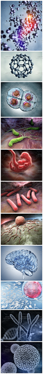 [gq134]25p癌细胞特写疾病毒菌医疗生物科技网站设计高清图片素材-淘宝网