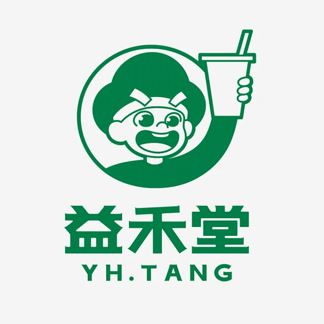 益禾堂logo-花瓣网