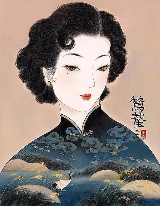 潘春淑笔下的民国美人