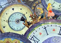 冇小雨  的插画 爱丽丝与仙境Ⅵ