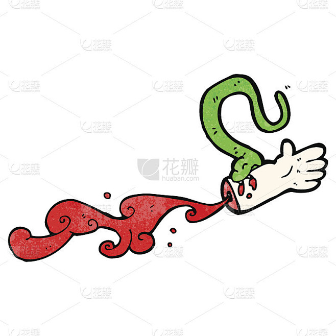 蛇咬卡通