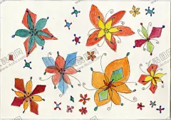 水粉 【酷图网】数码印花,雪纺花,豹纹花,水彩花卉,几何,时尚印花,蕾丝,抽象几何,水墨