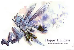 Vinodrams 欧美角色怪物场景插画游戏概念线稿设定集绘画设计资源-淘宝网