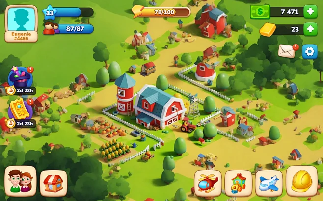 UI/UX ui design user interface game game ui GUI ux Game Art design CGI ...