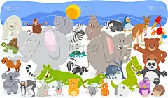 动物,性格,卡通,背景,猴子,可爱的,野生动物,壁纸,狮子,哺乳纲