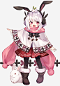 ゆきうさぎっこ( ･×･ )