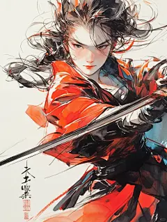 AIGC｜女侠客｜剑客 - 小红书