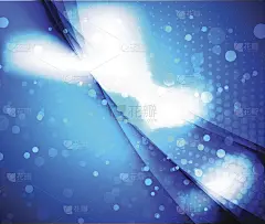 矢量闪闪发光的灯光背景