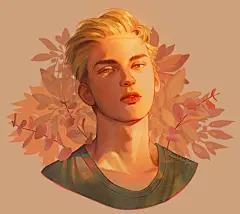 一组型男帅哥人物插画作品欣赏！画技相当棒帅哥类型多种多样！