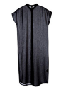 H&M 姊妹品牌 MONKI 透视款超长连衣裙，内搭纯色长款打底，腰间系条细皮带，性感欧美风。 售价:315元