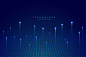 Big data visualization technology background Free Vector