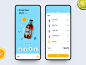 Beer Shop iced lemon ice mobile ui design app tunan ginger beer shopping cart shopping cart blueprint beer shop