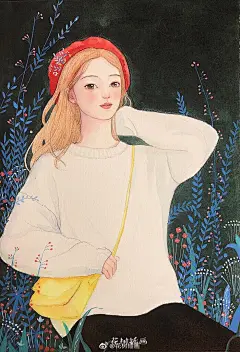 花树插画的照片 - 微相册