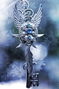 Ice Wind Key Necklace by *KeypersCove on deviantART