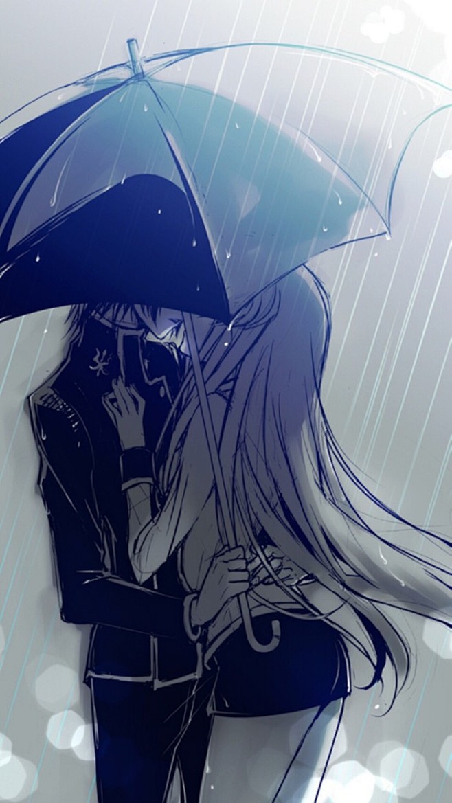 情侣装 魔鬼恋人 异色瞳 动漫 萌妹子 .