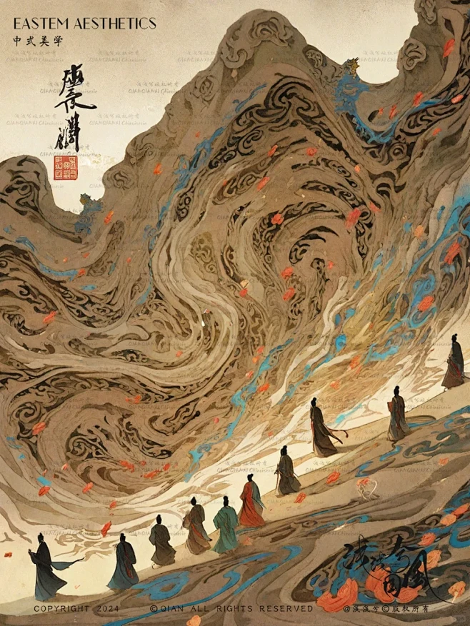 中式美学·倾念一缕细墨，只为千年遗梦-花瓣网