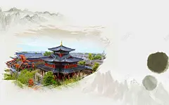 西安城市旅游海报背景模板 设计图片 免费下载 页面网页 平面电商 创意素材