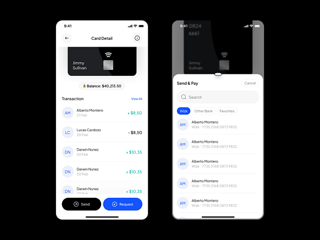 transaction screen