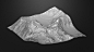 ZB笔刷库ZBrush雕刻碎石笔刷合集山体岩石笔刷资源