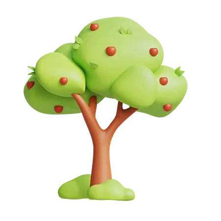 Apple Tree 3D Icon