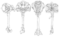 Darksiders 2 weapon designs, Dawid Strauss : Designs for weapons for Darksiders 2