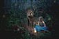 Melissa  Springmann在 500px 上的照片Feeding A Reindeer In The Forest