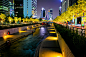 灯光#景观(1533图)_@Jessica的行游之路收集_花瓣建筑设计lightup，点亮，韩国首尔清溪川景观亮化改造项目138