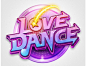 英文游戏logo Love Dance-Gameui.cn游戏设计圈聚集地